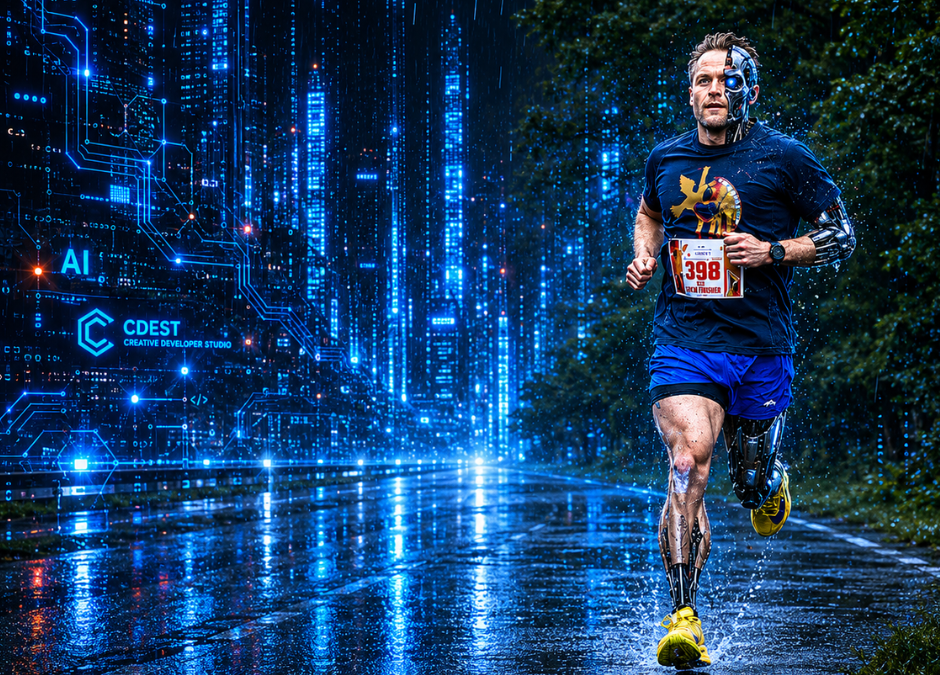 Biegacz cyborg - virtual runner coach.